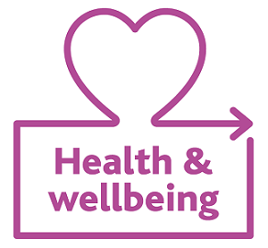 Health and wellbeing logo