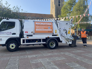 Waste vehicle in Haverhill